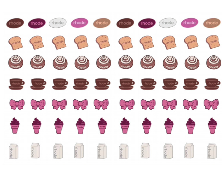Rhode Sticker Sheet | PDF