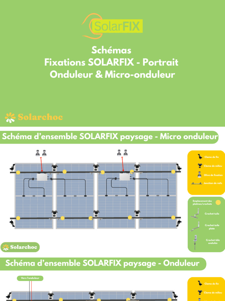 Schémas de Fixations SOLARFIX | PDF