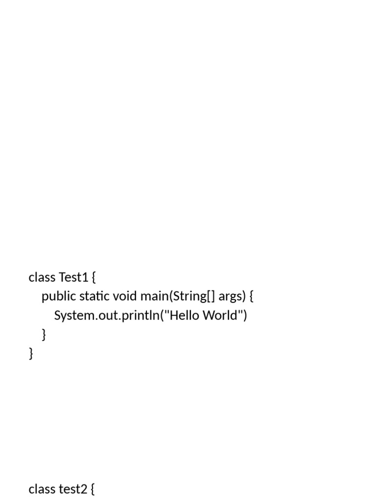Java Code Snippets with Errors | PDF
