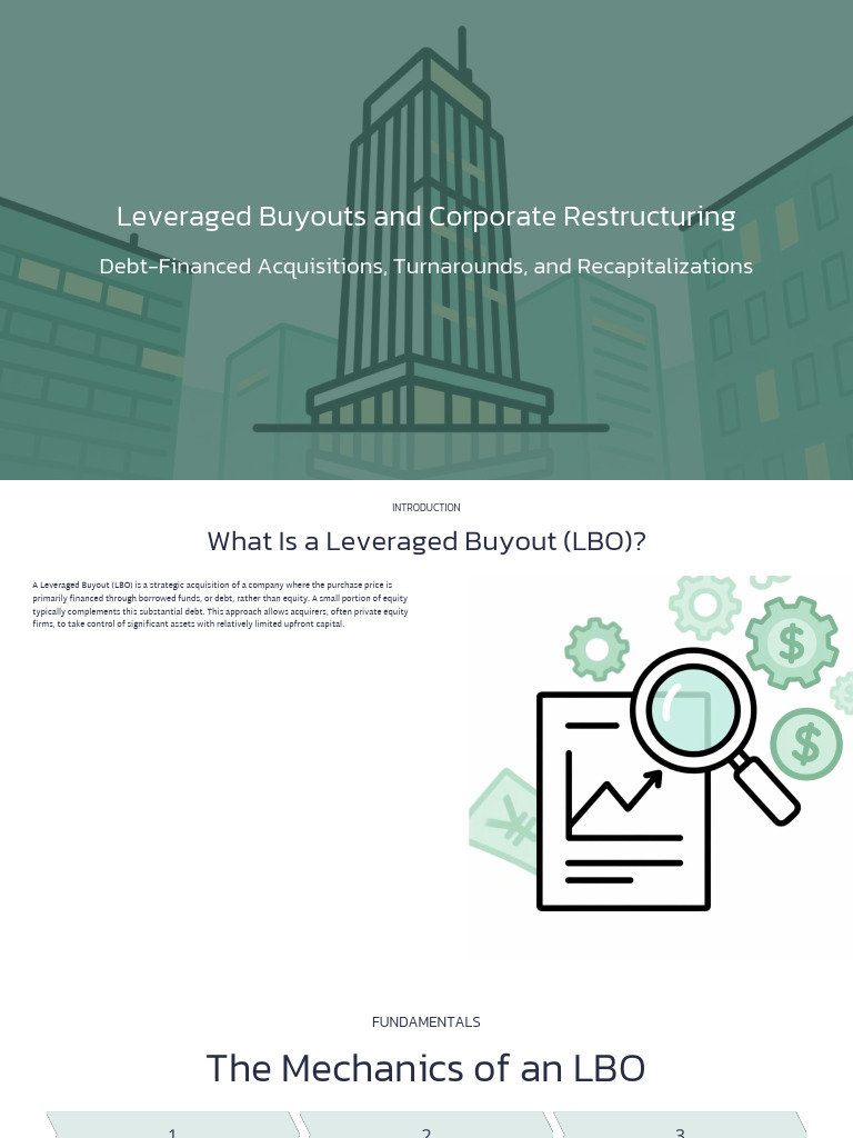 Leveraged Buyouts: Strategies & Risks | PDF | Leveraged Buyout ...