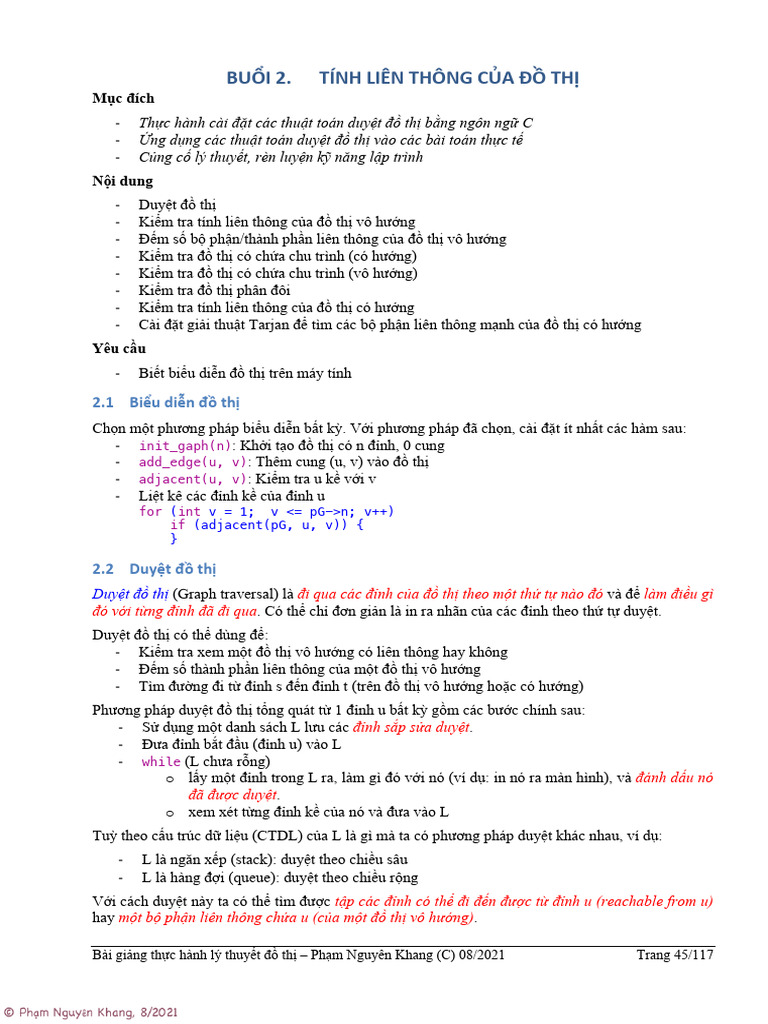 Thuc Hanh Buoi 2 | PDF