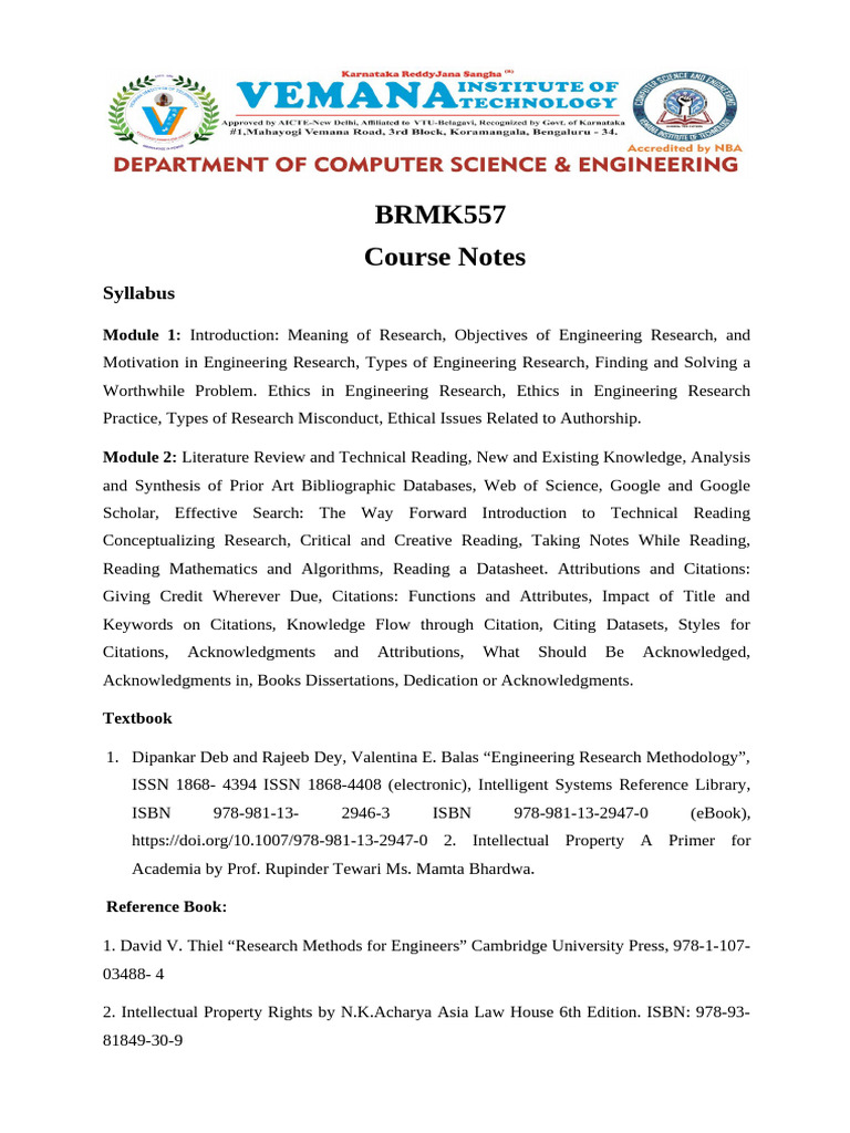 Engineering Research Methodology Guide | PDF | Motivation | Motivational
