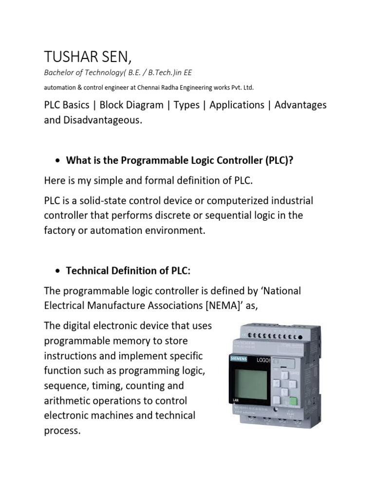 The Foundation of Industrial Automation | PDF | Programmable Logic ...