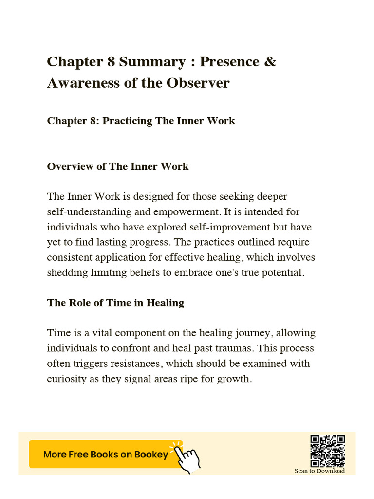 Inner Work for Self-Discovery & Healing | PDF | Consciousness | Happiness