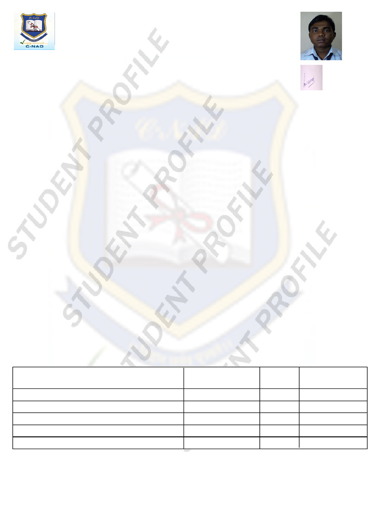 Studentprofile 20062020215538325 | PDF