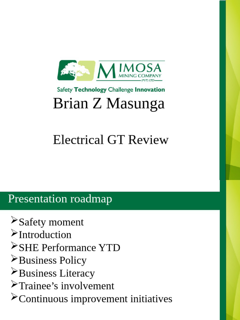 Trainee Progress and SHE Performance Review | PDF | Electrical Wiring ...