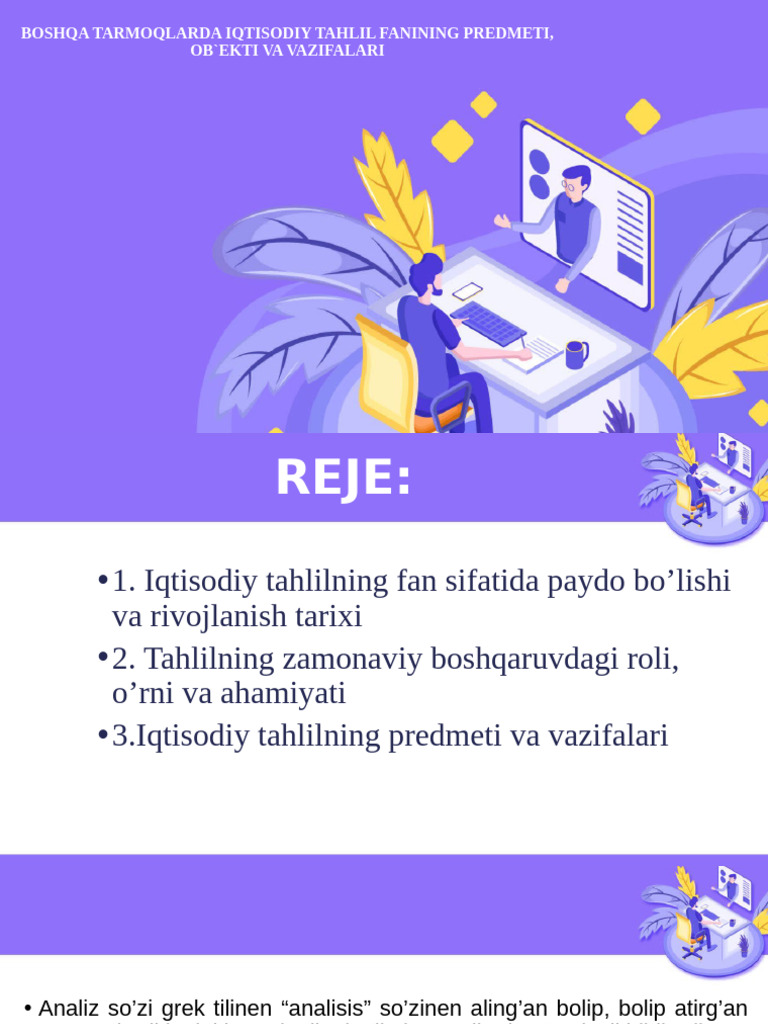 1 Mavzu | PDF