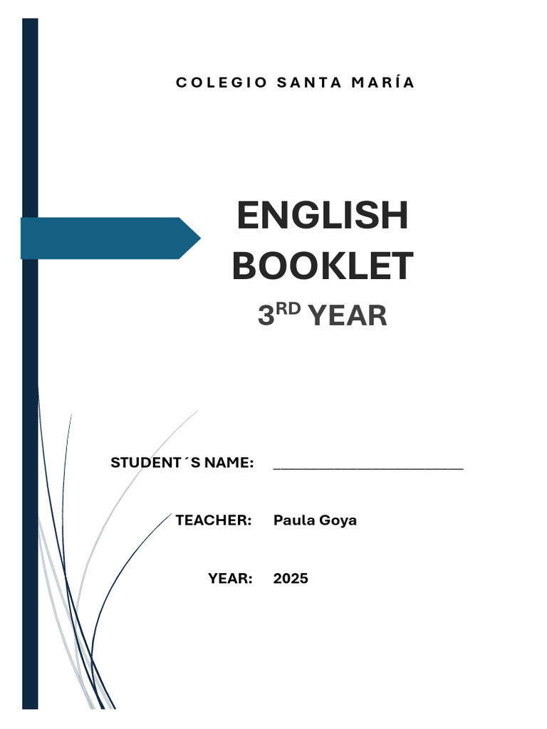 English Booklet 3rd - 014411estoesdeingles | PDF