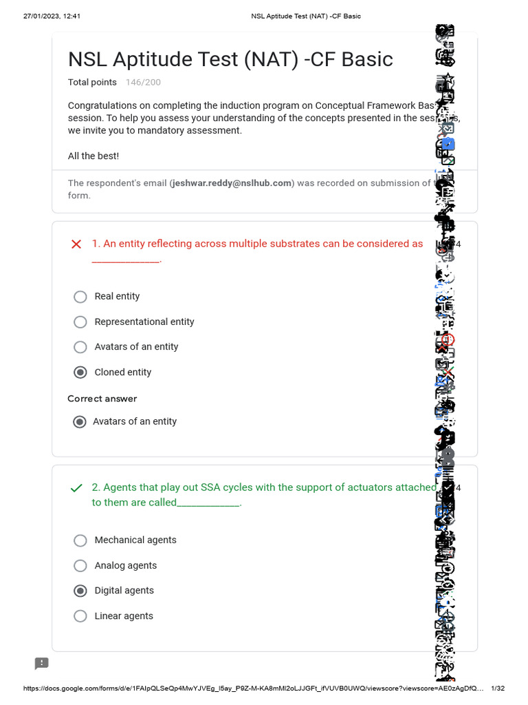 NSL Aptitude Test Overview and Concepts | PDF