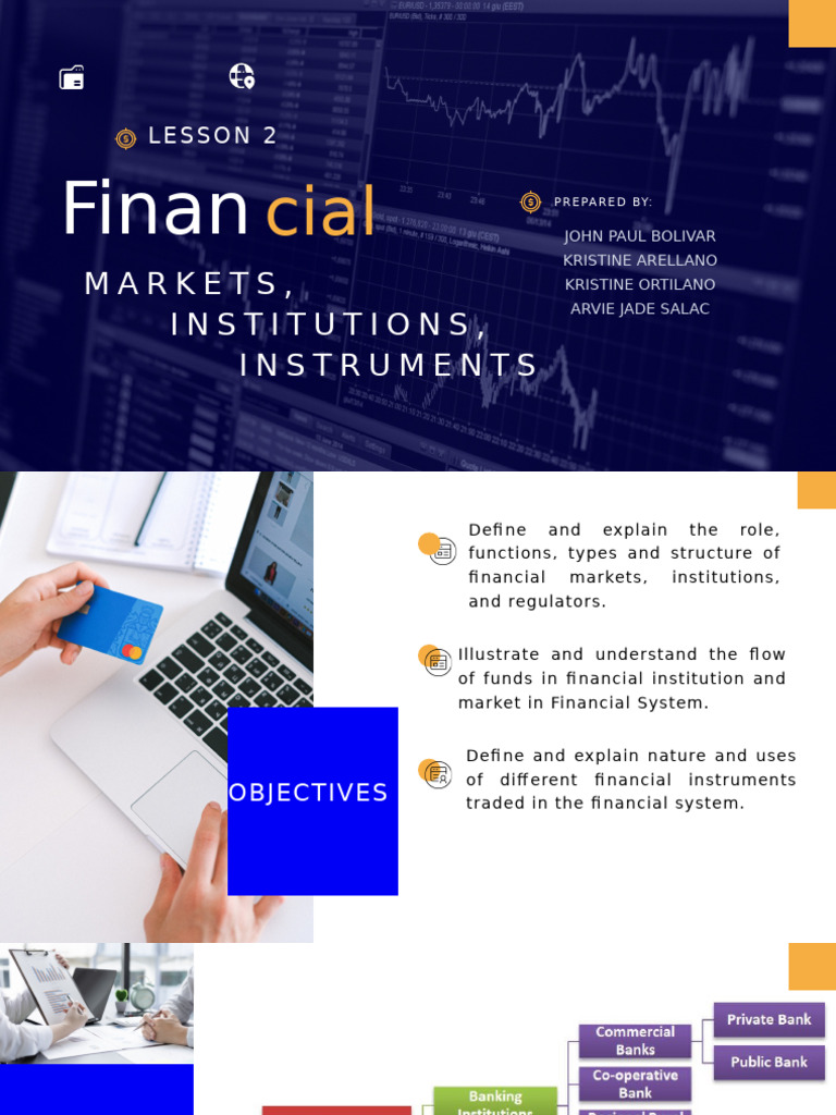 LESSON 2 Financial Markets Institutions and Instruments | PDF ...