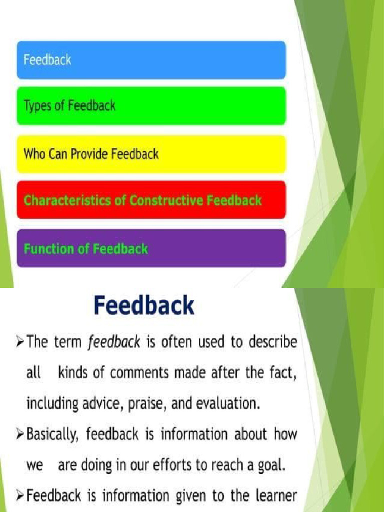 Feedback and Its Types-1 | PDF