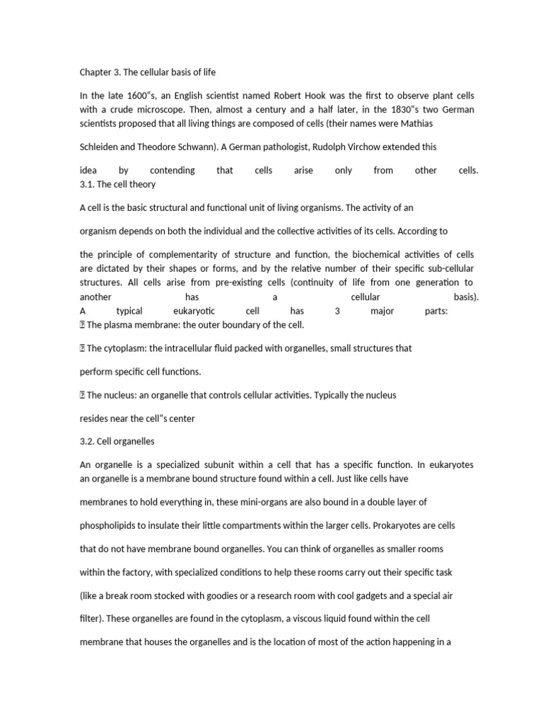 Chapter 3. The-WPS Office | PDF | Endoplasmic Reticulum | Cell Membrane