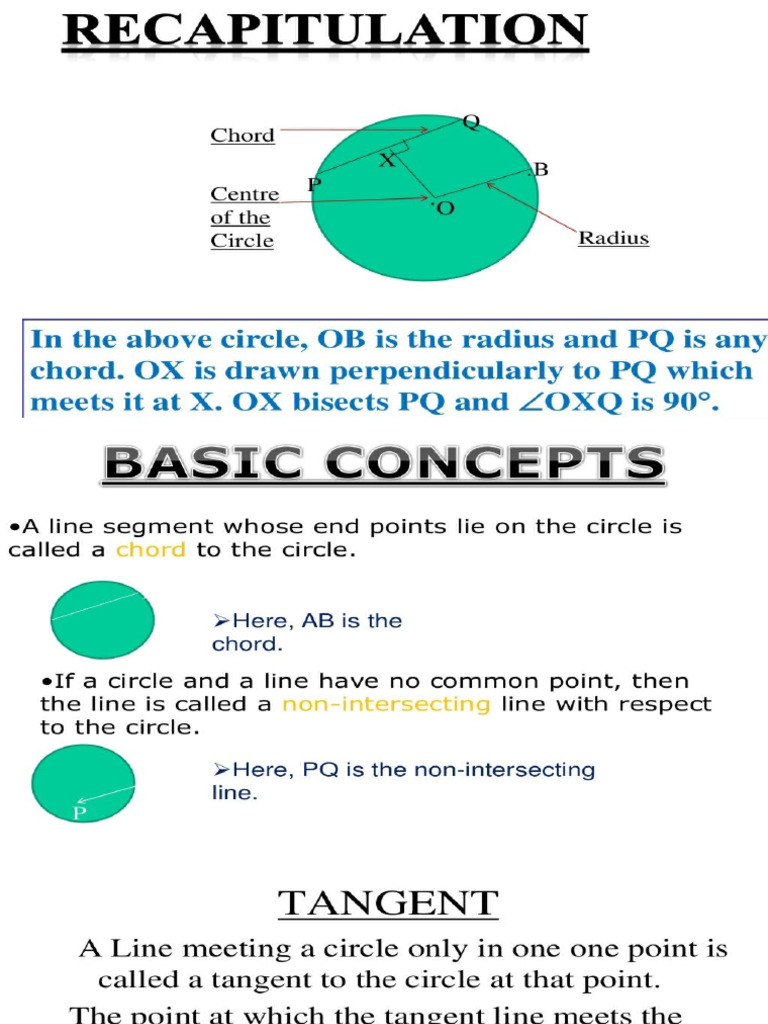 Chapter 10 Circles | PDF