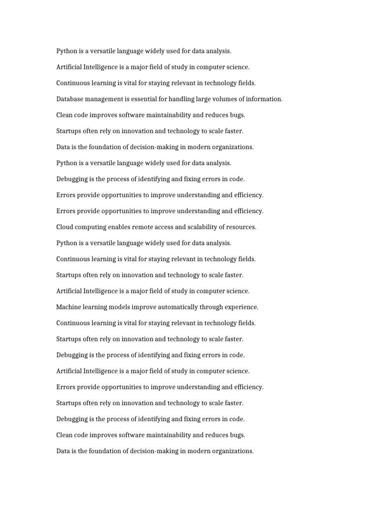 Key Concepts in Tech and Data Analysis | PDF