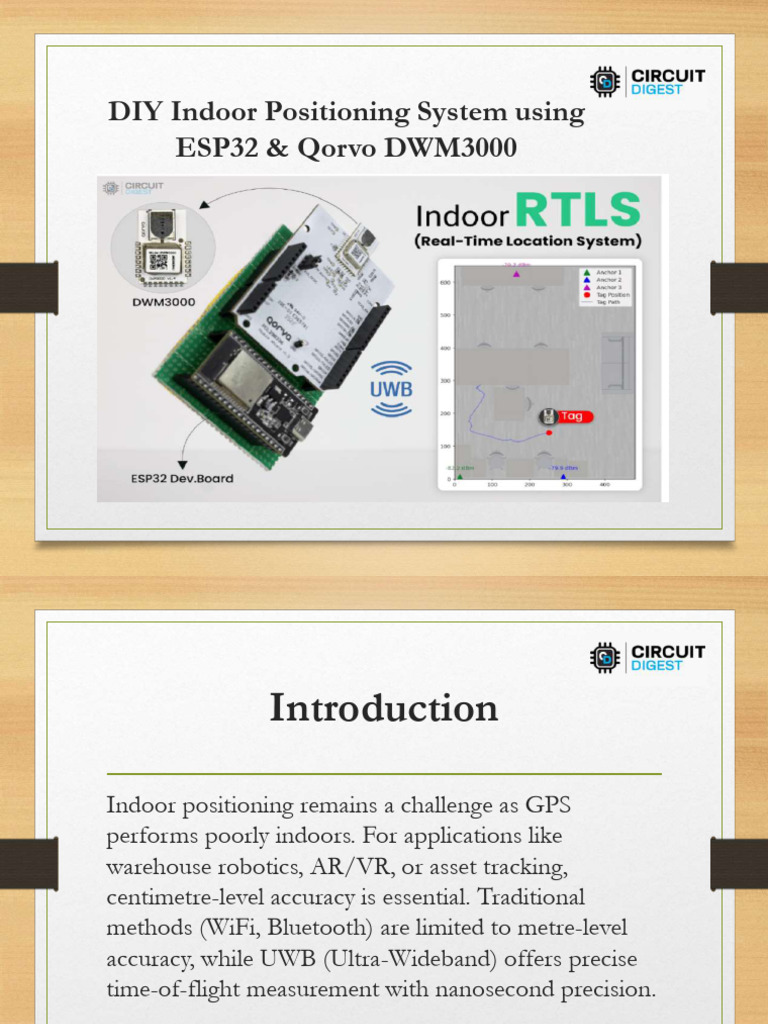 DIY Indoor Positioning with ESP32 & DWM3000 | PDF
