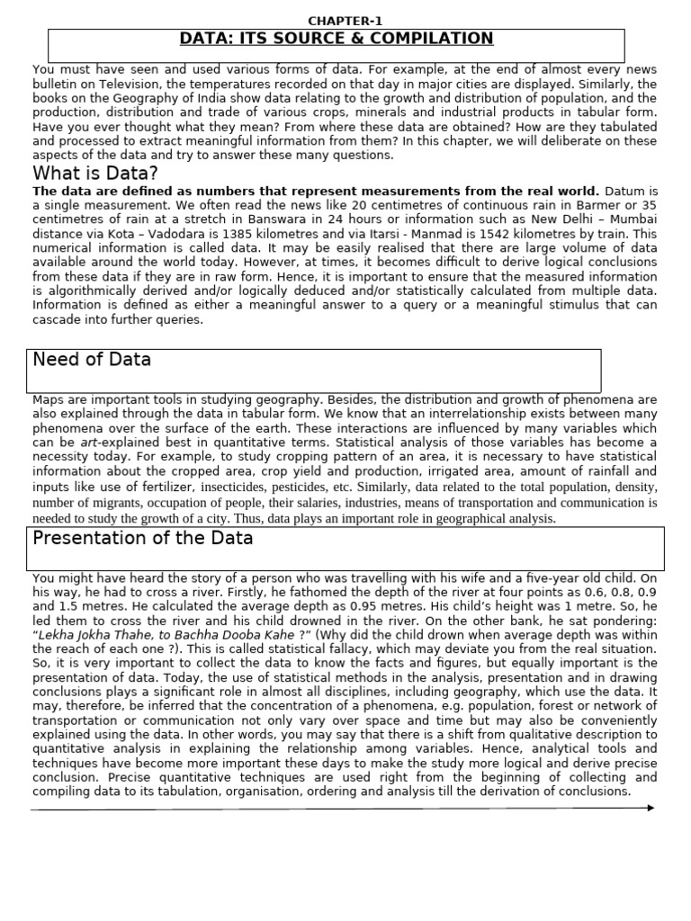 Understanding Data Sources and Analysis | PDF | Quantitative Research ...