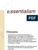 Essentialism Philosophy: Core Knowledge for Students