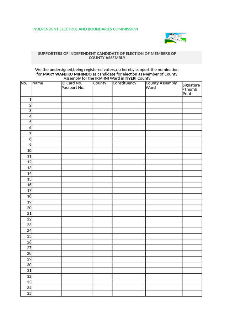 IEBC | PDF