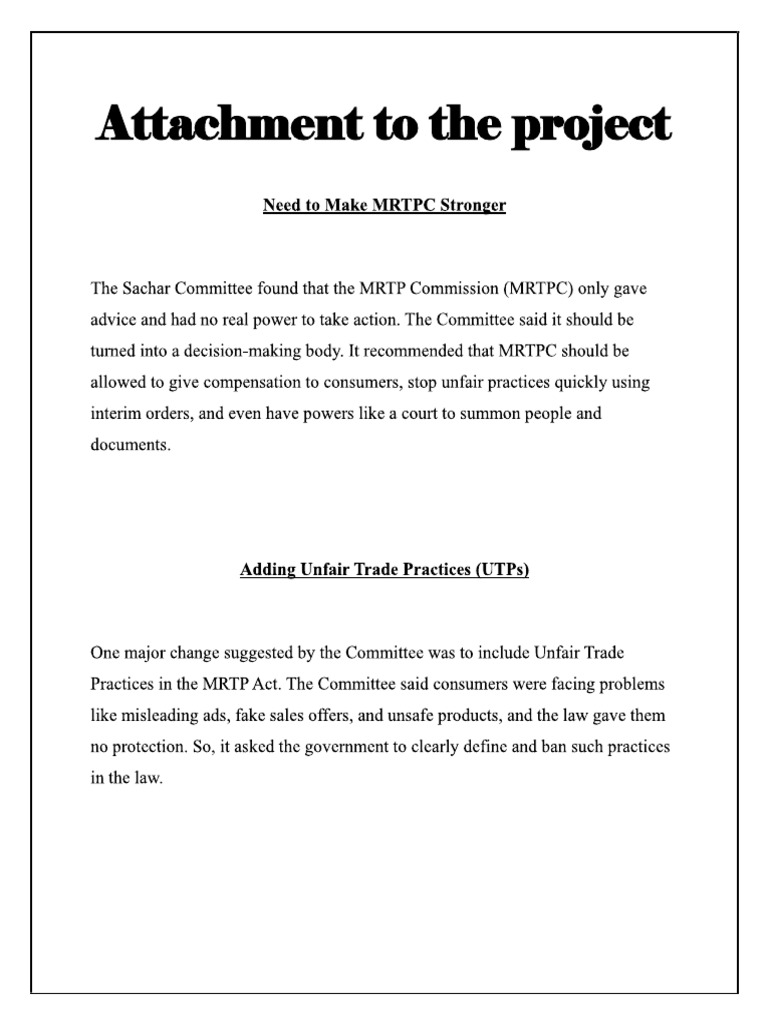 Attachment To Project | PDF