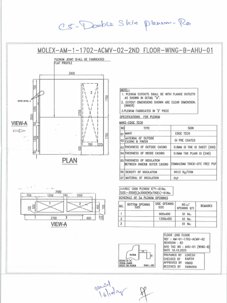 c5 Double Skin Plenum r0 | PDF