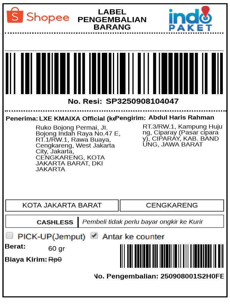 Get Return Label-1757380825766 | PDF