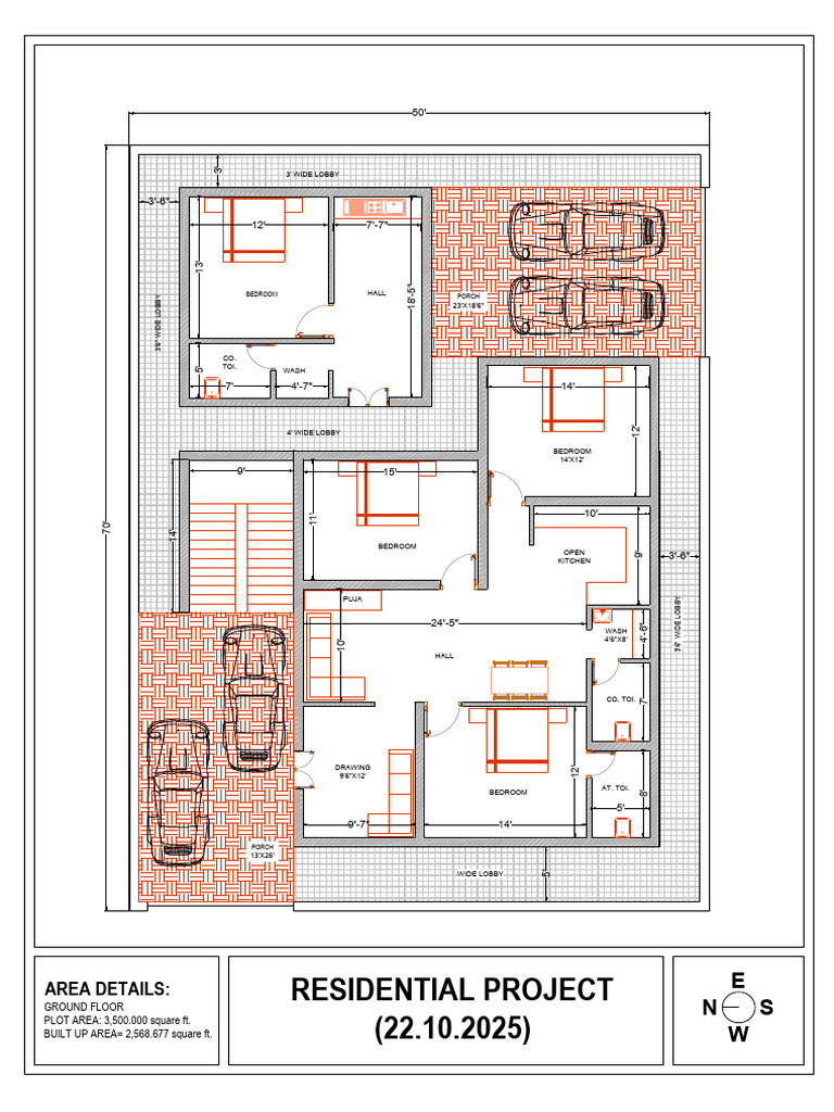 Residential Project Floor Plan Details | PDF