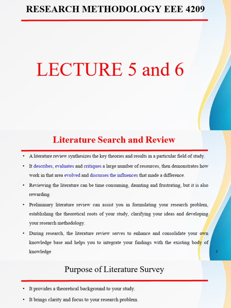 Literature Review Methodology Guide | PDF | Methodology | Literature Review