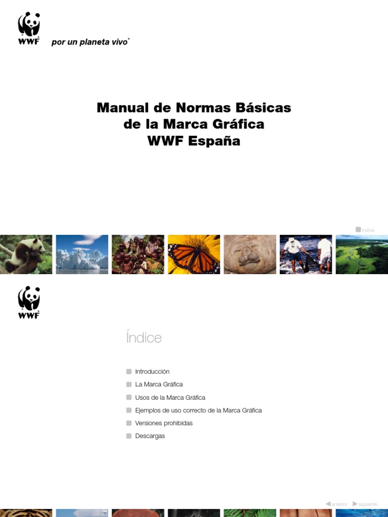 Normas de Uso de la Marca WWF | PDF | Marca | Color