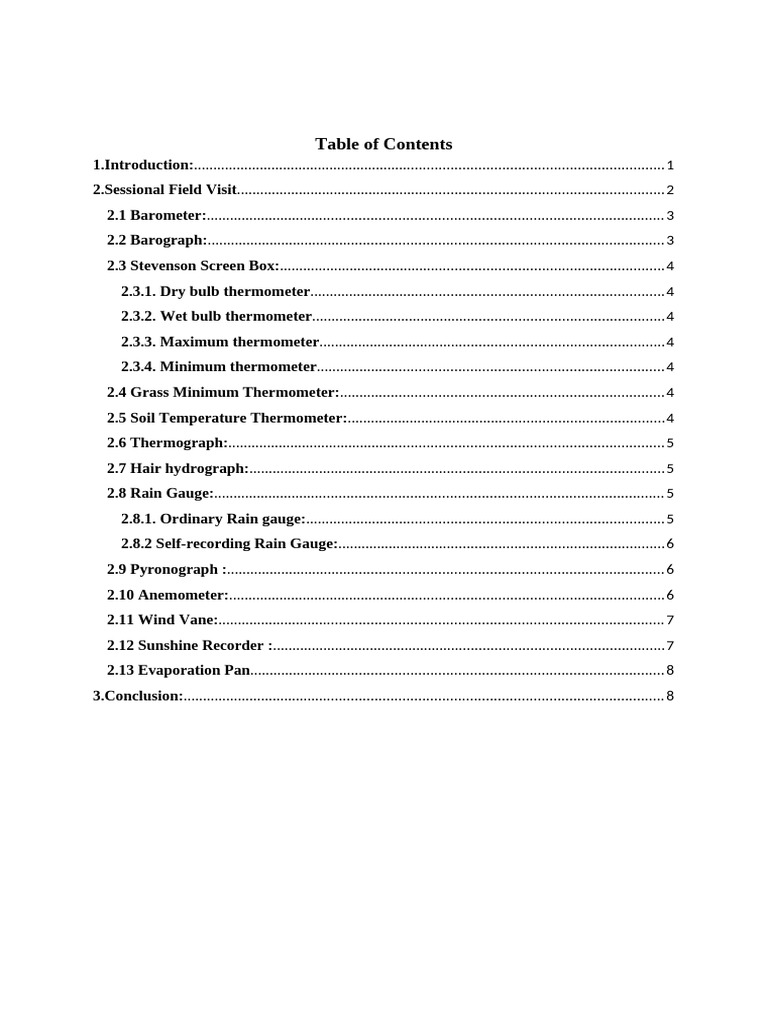 Meteorological Instruments Overview | PDF | Meteorology | Weather