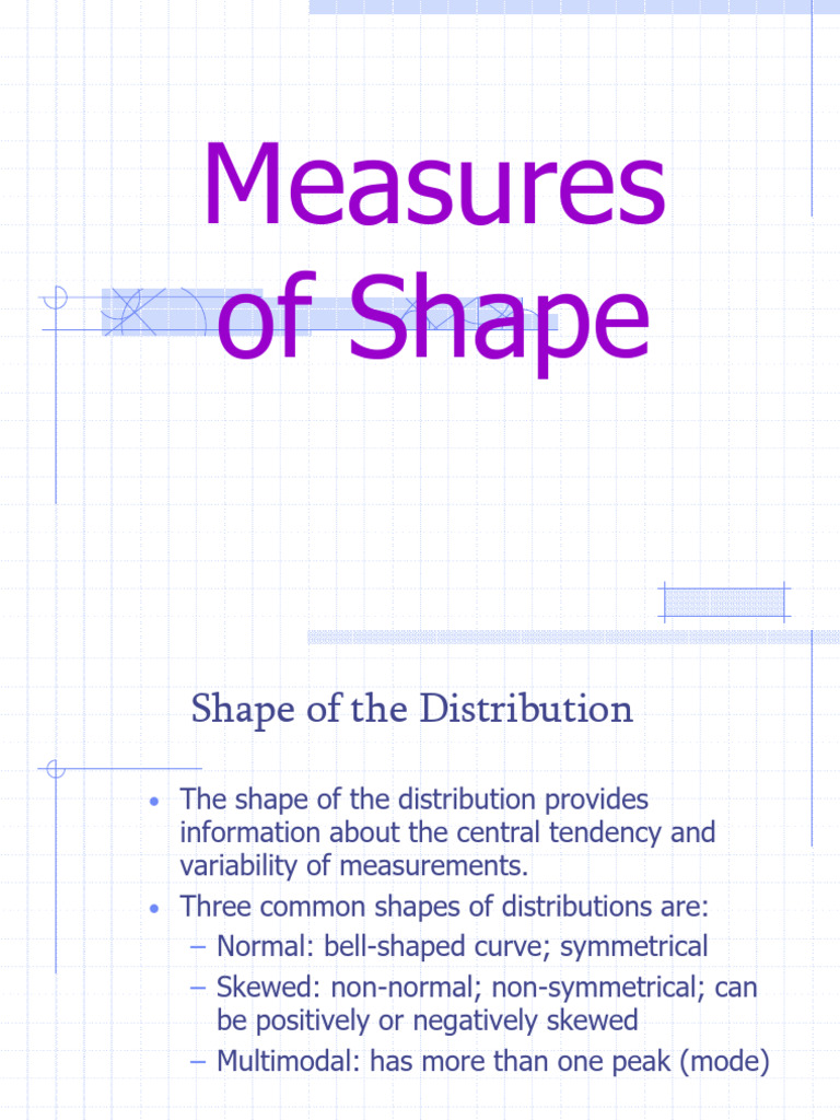 Understanding Distribution Shapes and Skewness | PDF | Skewness ...
