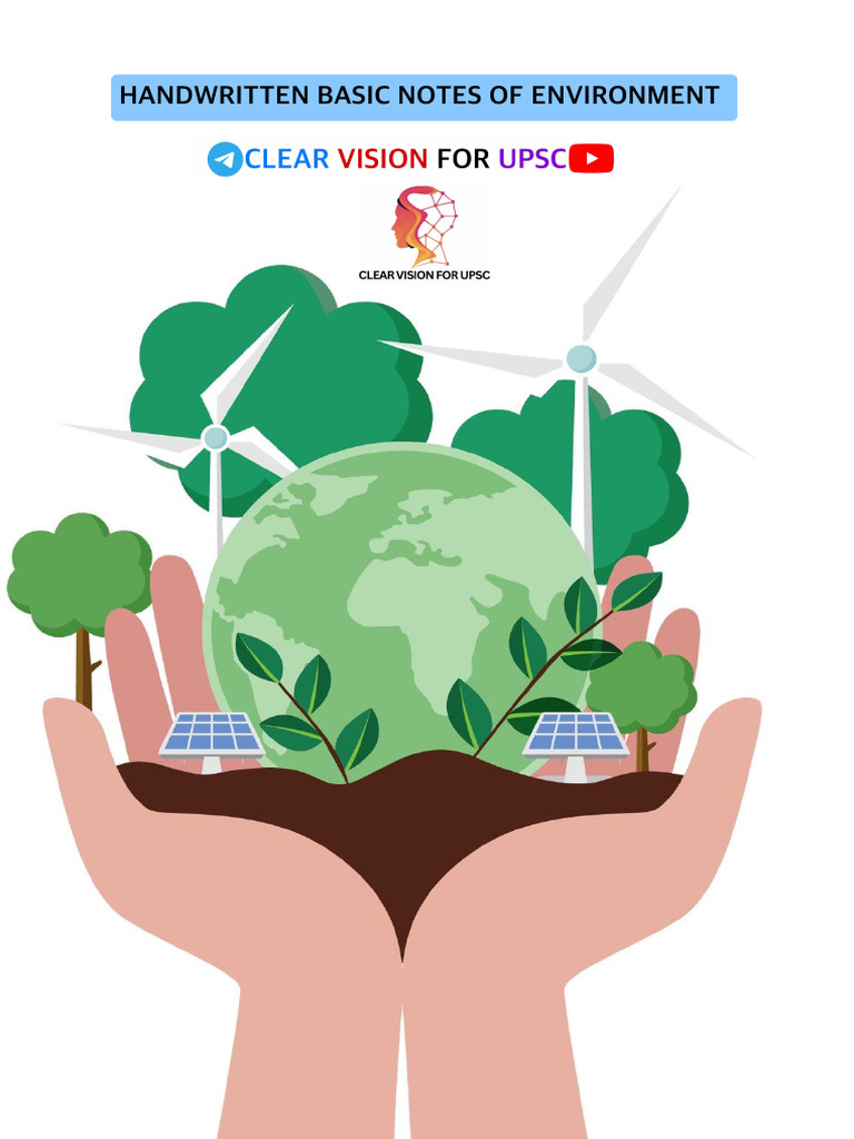 Environment Basics by Clear Vision For UPSC | PDF