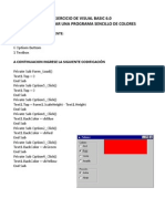 Ejercicio de Visual Basic 6.0