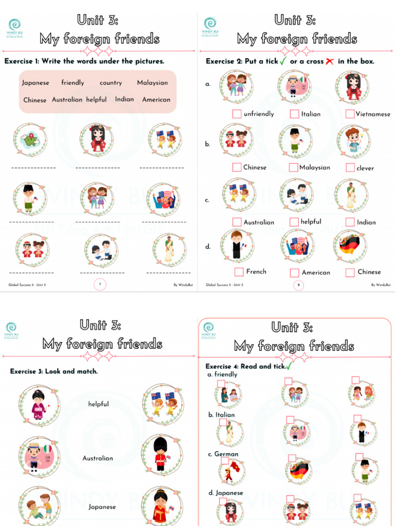 My Foreign Friends: ESL Exercises | PDF