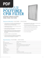 Excelair HEPA Filter Technical Guide | PDF | Polyurethane | Materials