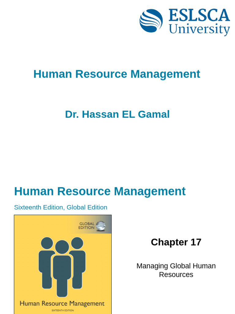 Managing Global Human Resources - 10 - Chapter 17 | PDF | Cost Of ...