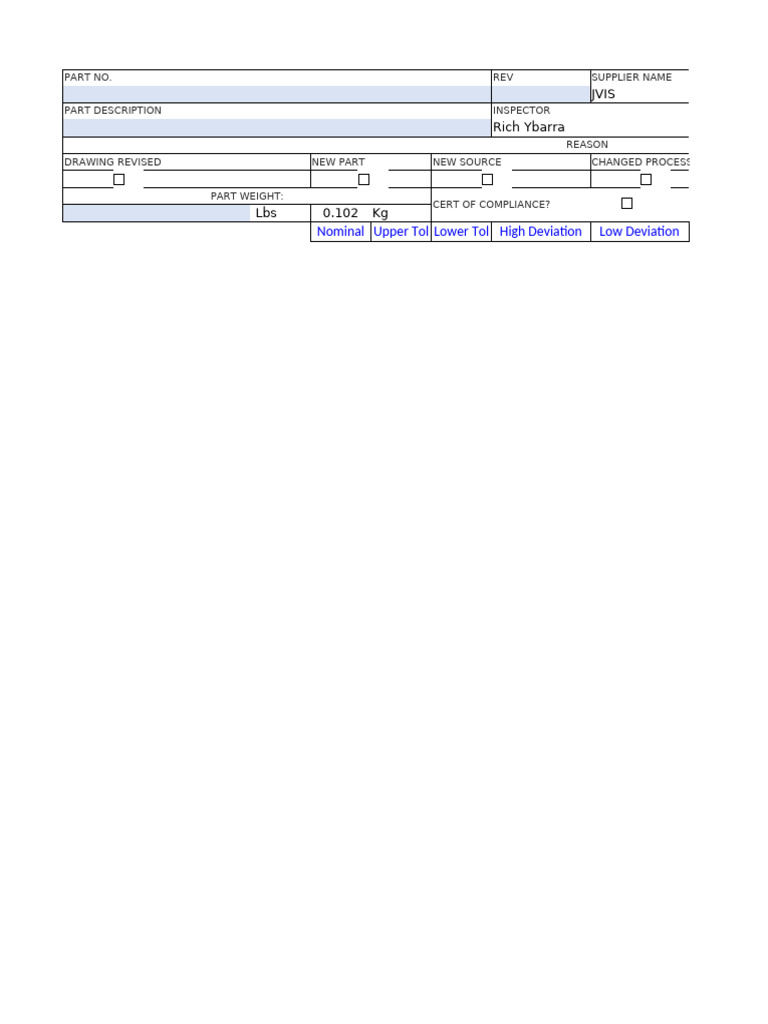 Rivian ISIR Template | PDF