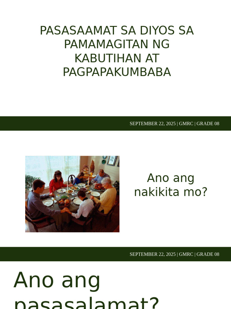 GMRC Humility g8 | PDF
