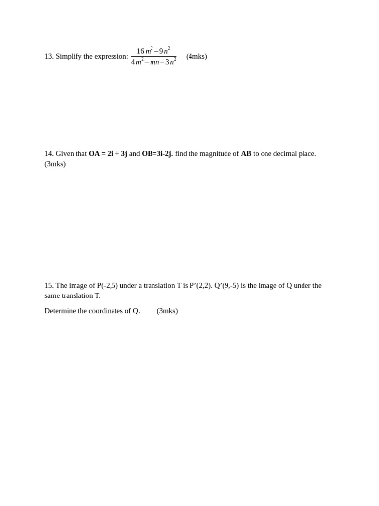 Math Problem Solving and Calculations | PDF