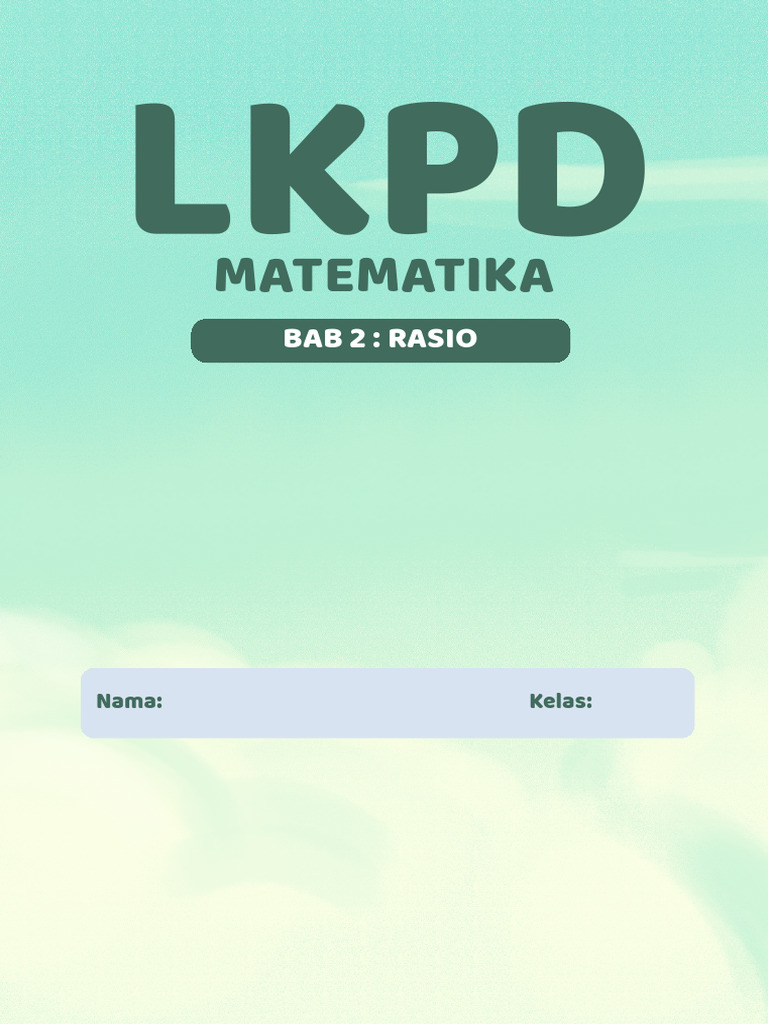Contoh Soal Rasio dalam Matematika | PDF
