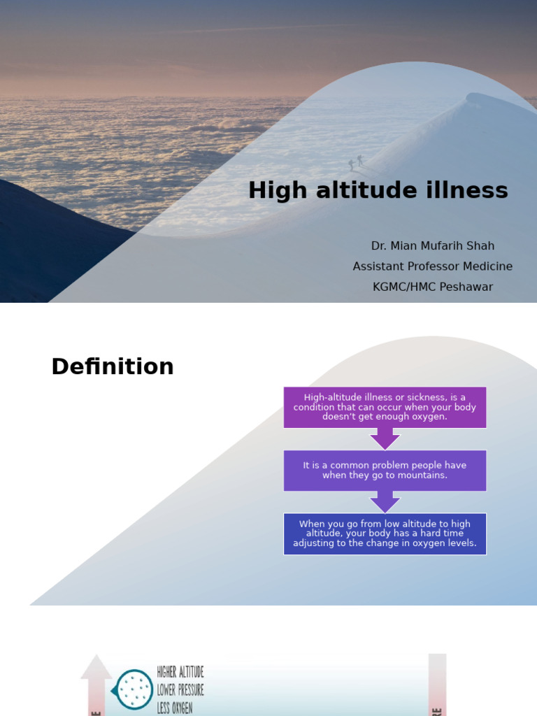 Understanding High Altitude Illness | PDF | Physiology | Clinical Medicine