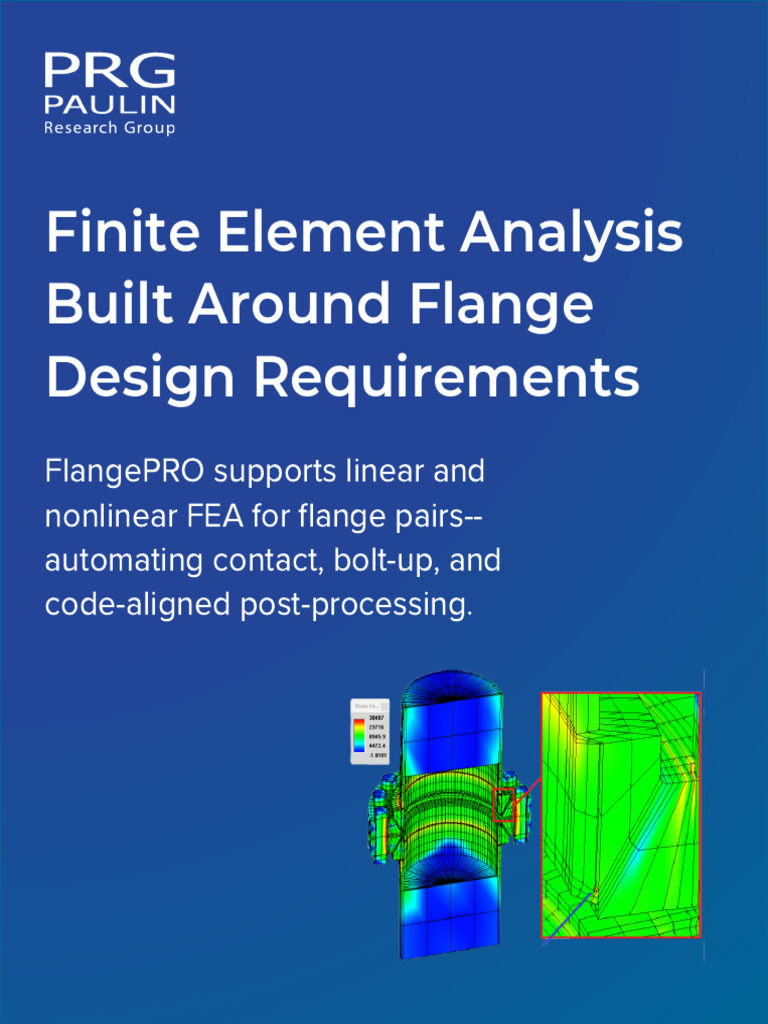 FlangePRO: Advanced FEA for Flanges | PDF