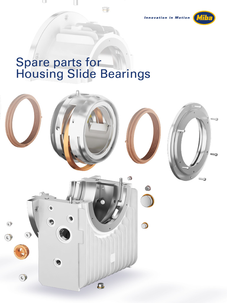 Miba Housing Slide Bearings Overview | PDF | Bearing (Mechanical ...
