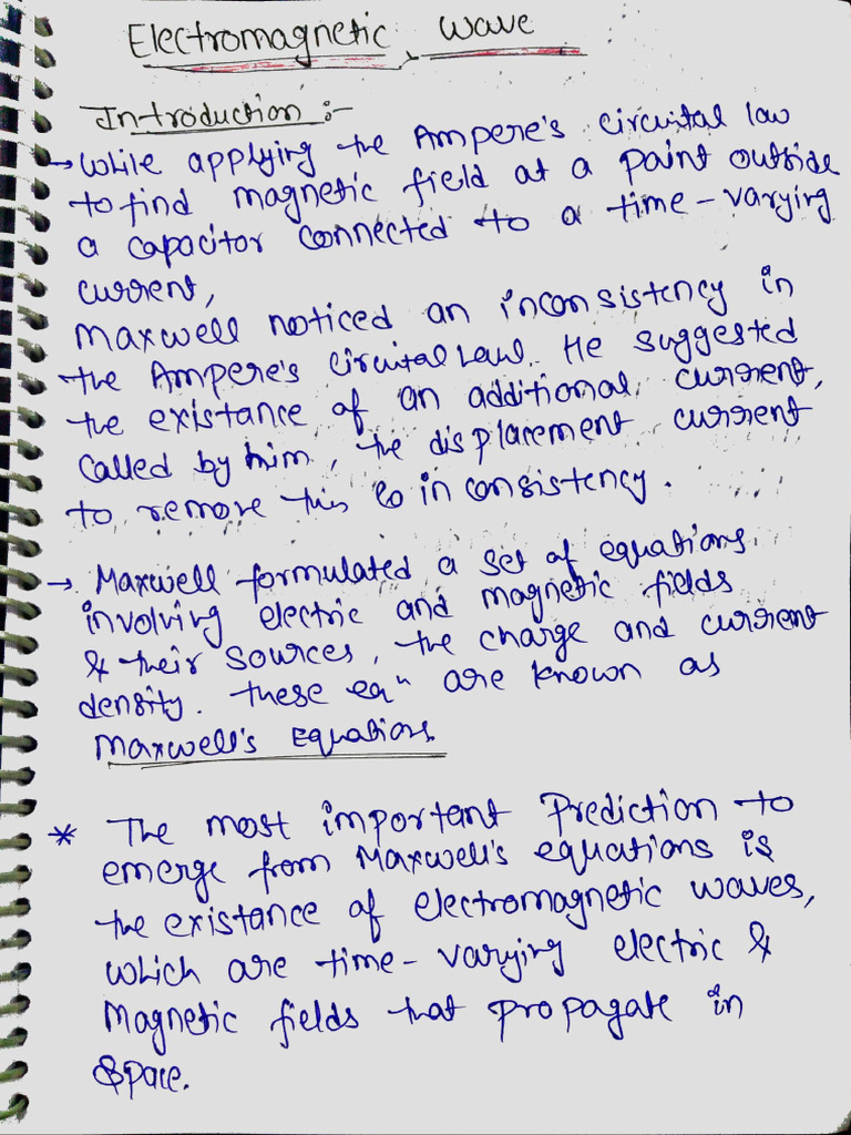 Em Waves Notes | PDF