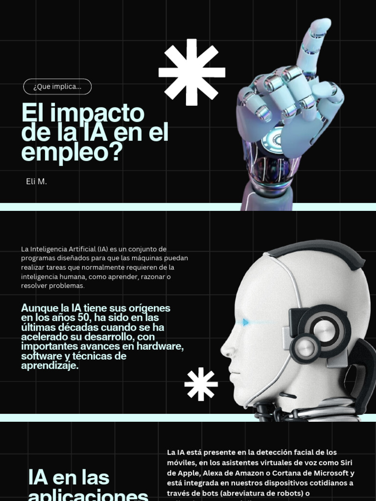 Impacto de la IA en el empleo laboral | PDF | Inteligencia artificial ...