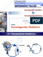 Resumen Del Investigación Holística V 2.0 - Seminario Taller