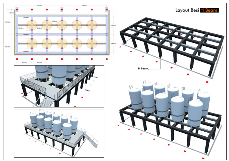 Rencana H Beam | PDF