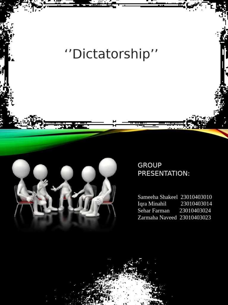 Understanding Dictatorship Characteristics | PDF