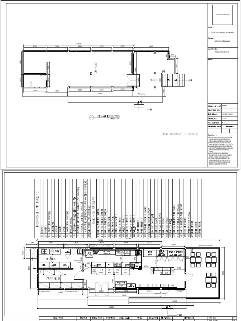 Layout Lawson Rest Area KM 45 | PDF