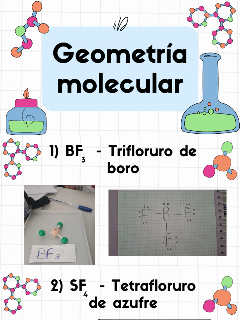Geometría Molecular de PF3 | PDF