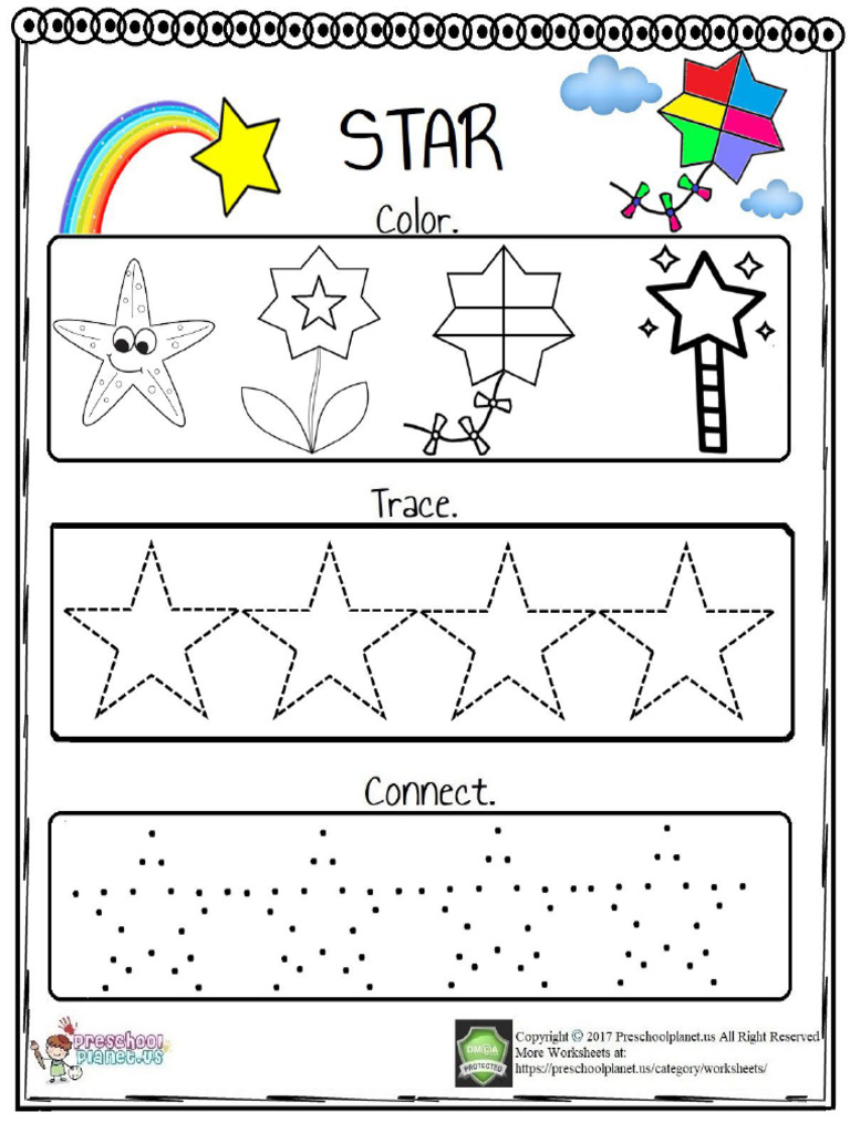 Star Worksheet | PDF